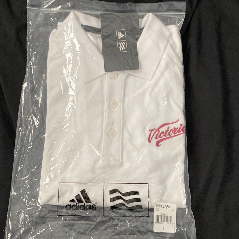 Brand new Adidas climalite Victoria polo shirt